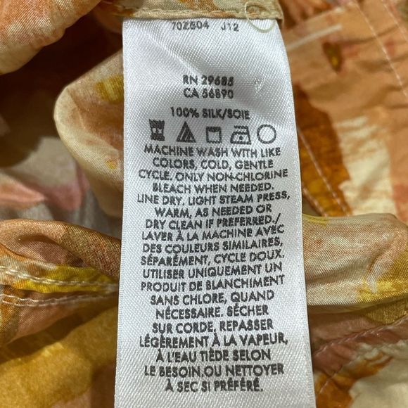 Pendleton Silk Watercolor Button Front Cropped Jacket Size M Petite MP PM - Picture 7 of 9